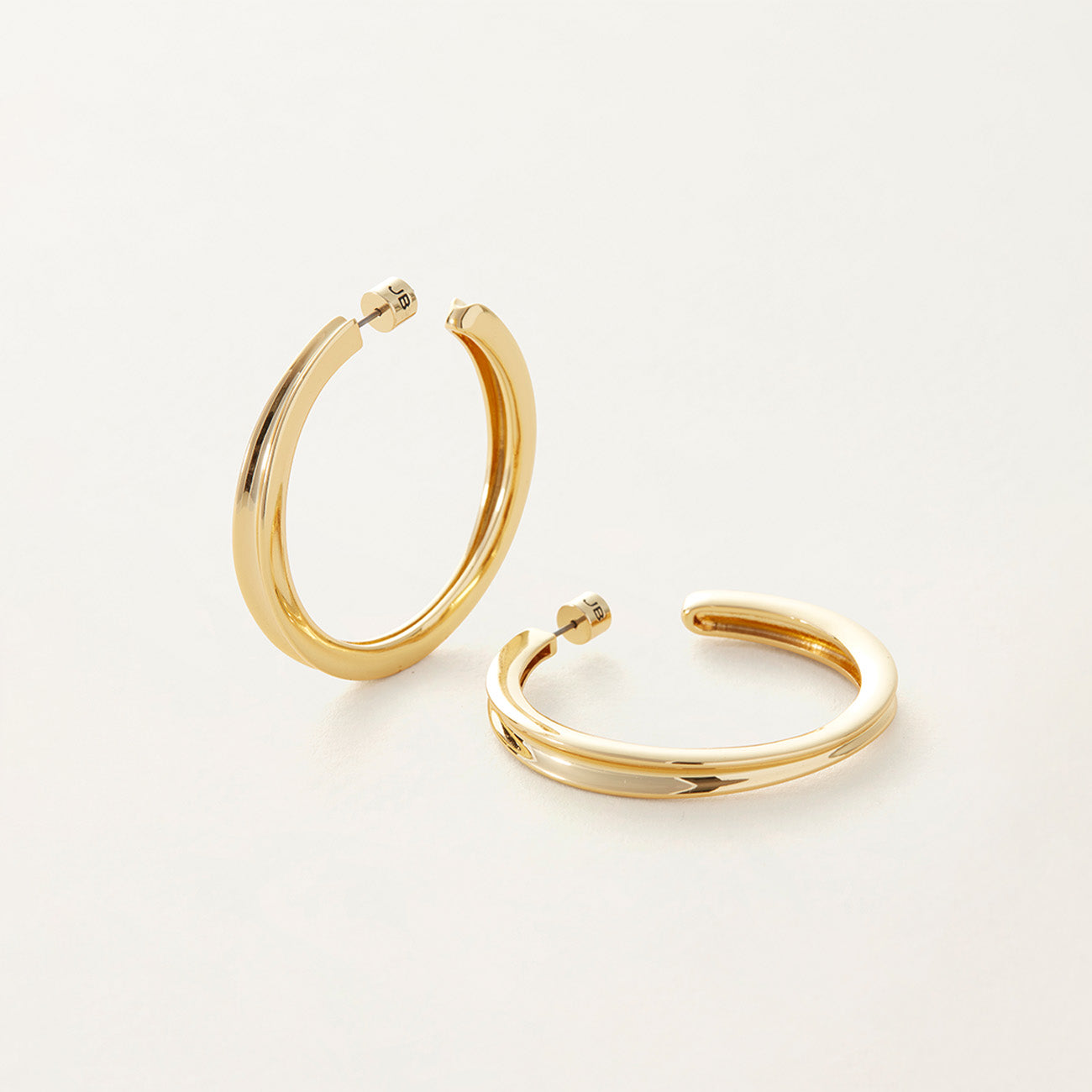 Load image into Gallery viewer, Slim Doune Hoops - Gold O/S

