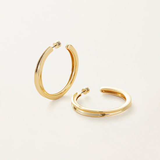 Slim Doune Hoops - Gold O/S