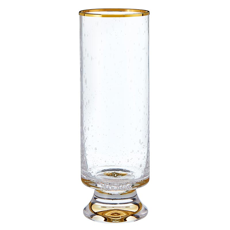 Gold Rimmed Champagne Glass Set