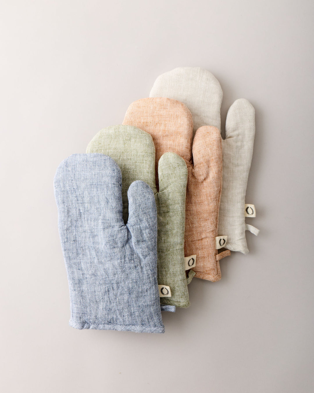 Washed Linen Oven Mitt