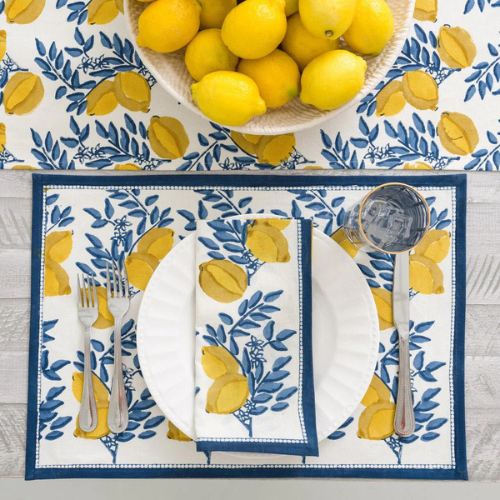 Lemon Vine Placemat - Set of 4