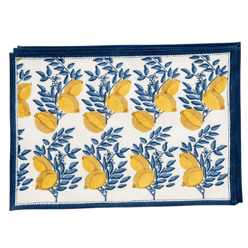 Lemon Vine Placemat - Set of 4