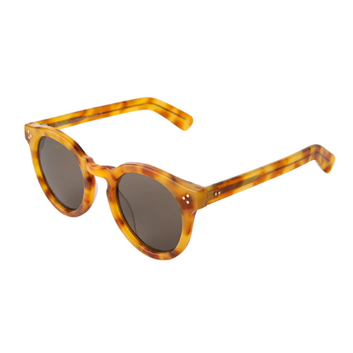 Leonard II Amber w/ Brown Lenses