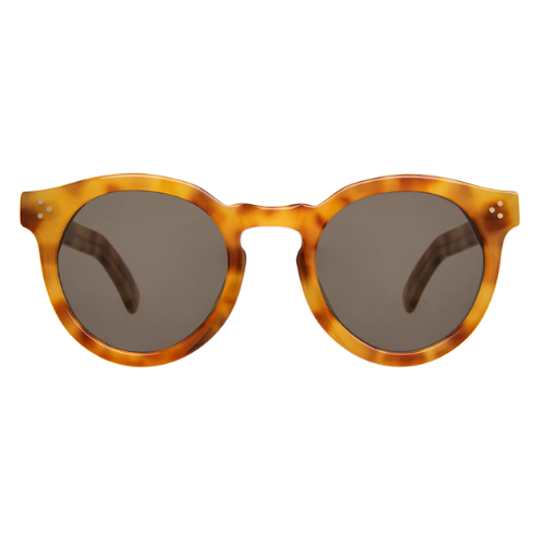 Leonard II Amber w/ Brown Lenses