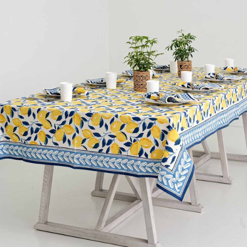 Mod Lemon Tablecloth mrs.mandolin