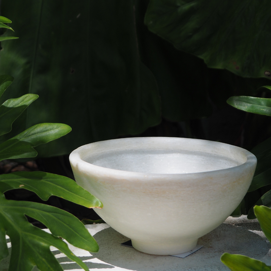 Load image into Gallery viewer, Greek Handmade White Marble Bowl Medium
