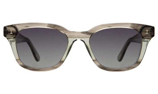 Melrose Dark Elm Grey Gradient - Flat Sunglasses