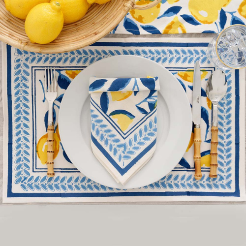 Mod Lemon Placemat - Set of 4