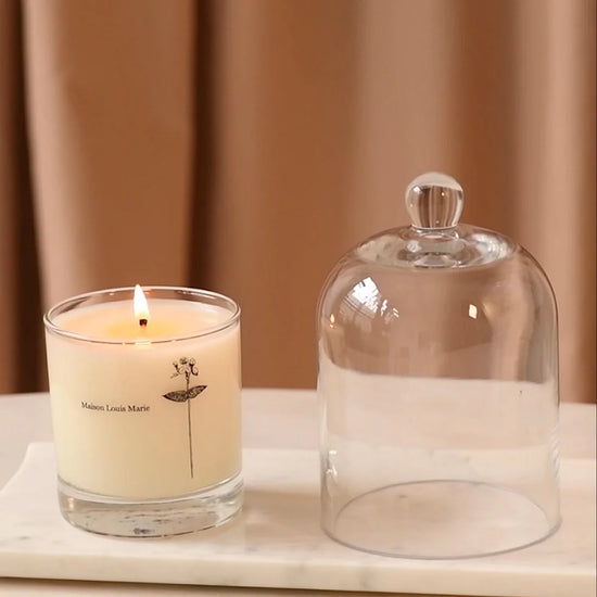 Glass Cloche Candle Cover