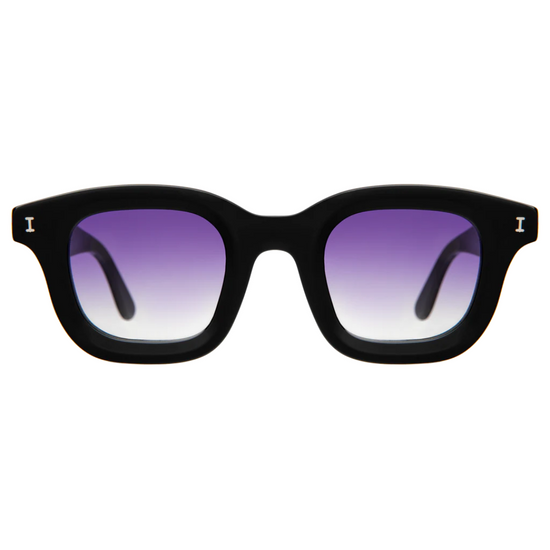 George Black Purple Gradient - Flat Sunglasses