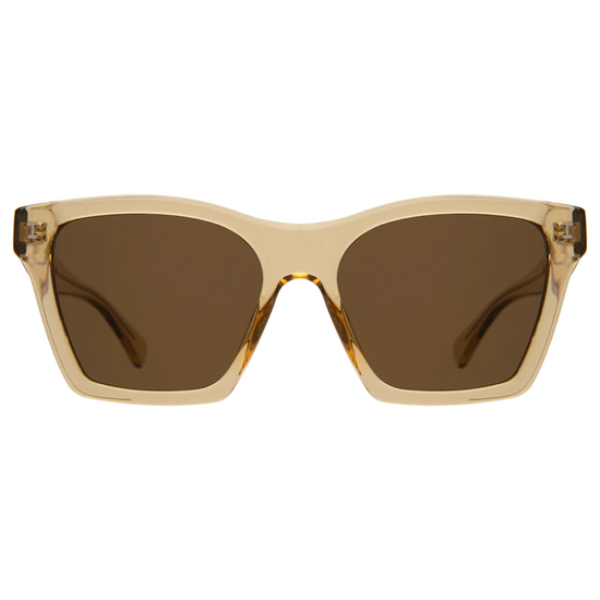 Silverlake Citrine Brown - Flat Sunglasses