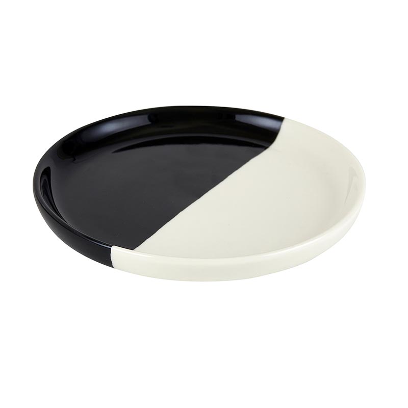 Load image into Gallery viewer, Dipped Plates - Glossy Black/Glossy White
