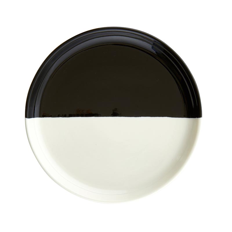 Load image into Gallery viewer, Dipped Plates - Glossy Black/Glossy White
