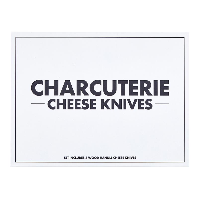 Face to Face Book Box - Cheese Knives - Set of 4