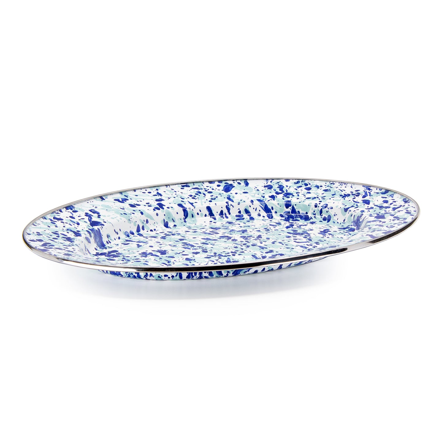 Ocean Swirl Oval Platter