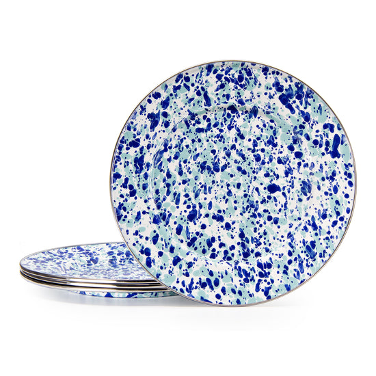 Ocean Swirl Dinner Plates - Set of 4