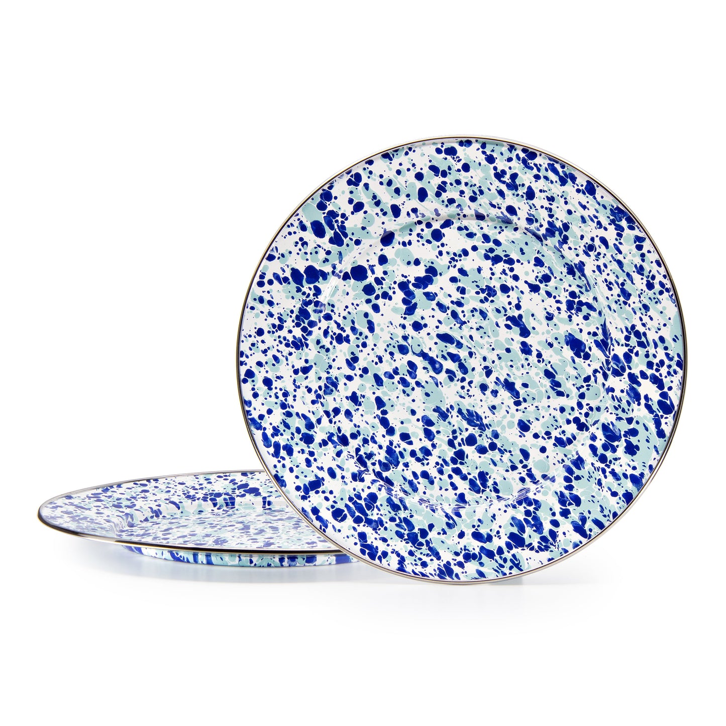 Ocean Swirl Chargers - Set of 2