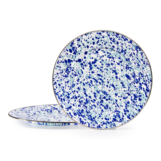 Ocean Swirl Chargers - Set of 2