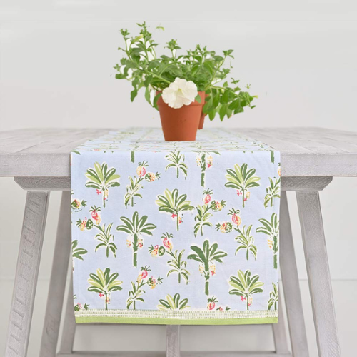 Palms & Pineapples Table Runner