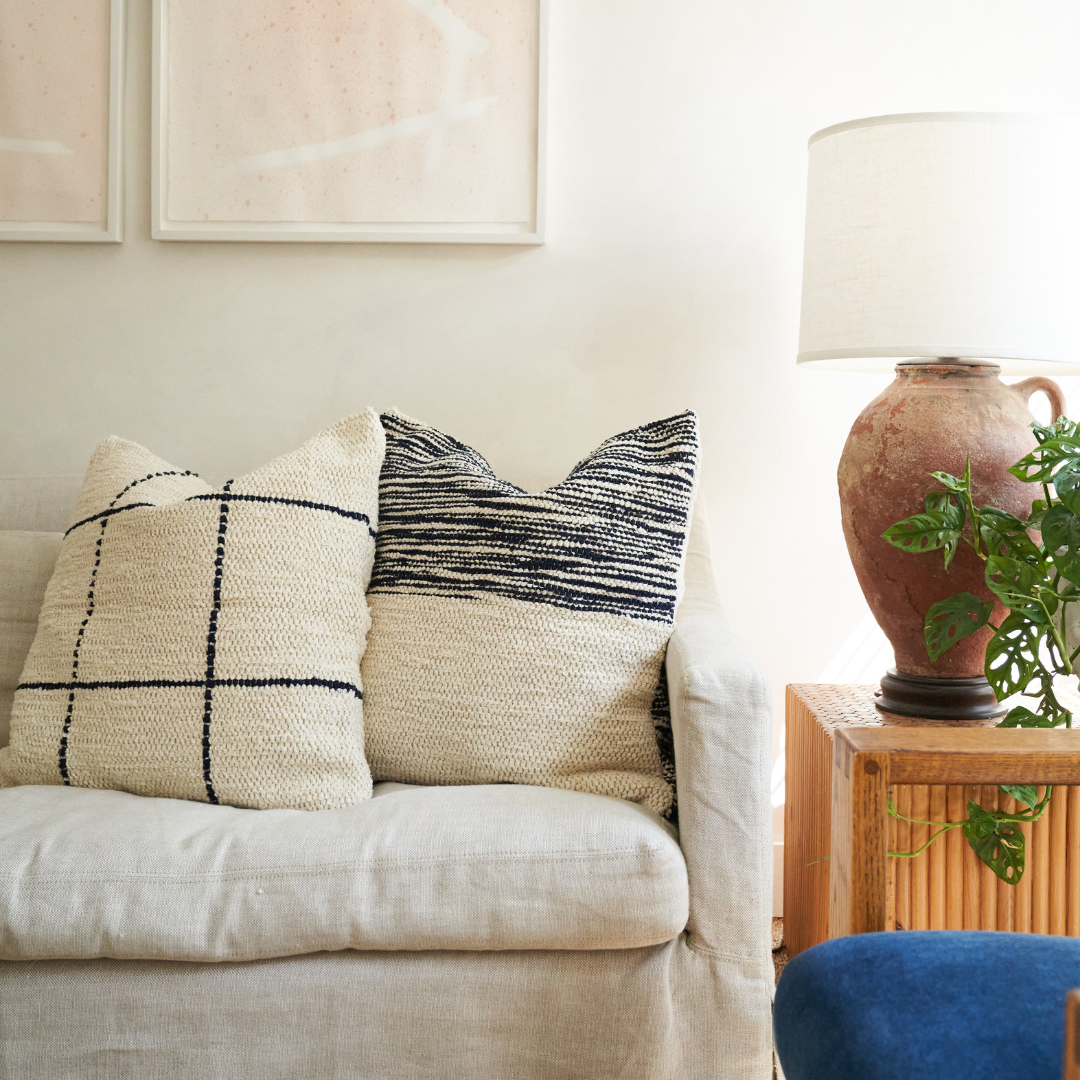 Small cream cushions hotsell