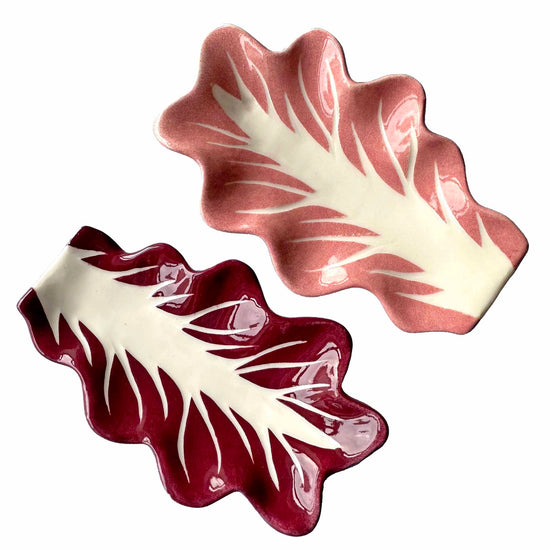 Radicchio Leaf Dish / Trinket Bowls