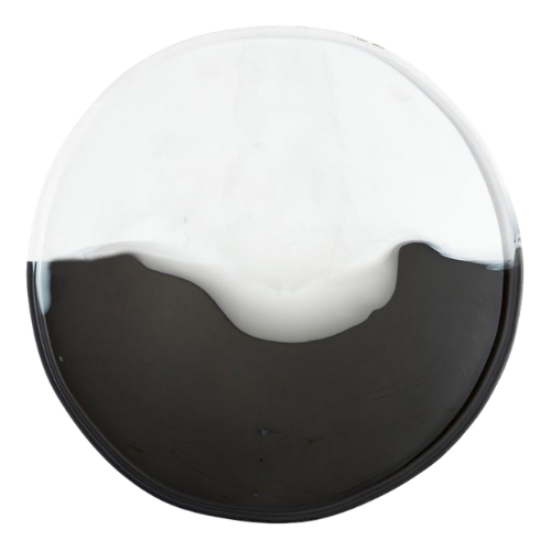 Resin Tray - Charcoal & White