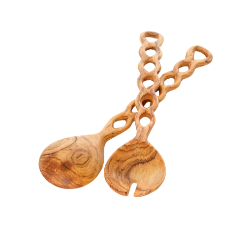 Braided Salad Servers