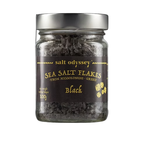 Sea Salt Flakes Glass Jar