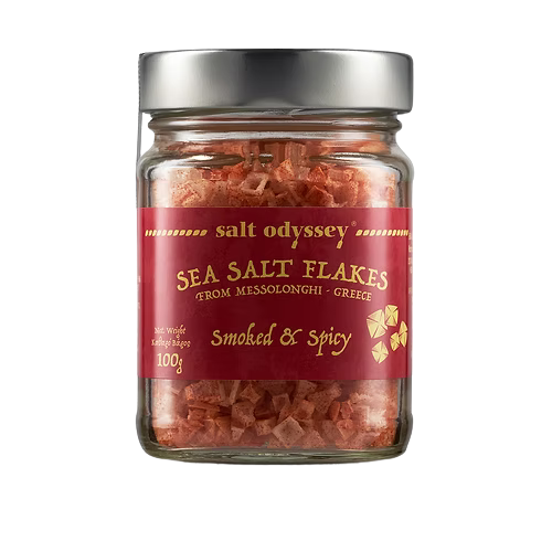 Sea Salt Flakes Glass Jar