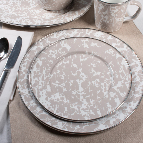 Taupe Swirl Tray | Large