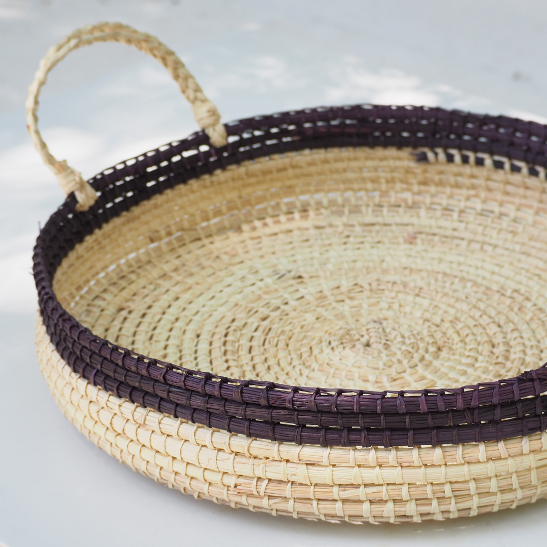 Handwoven Basket Table Centerpiece