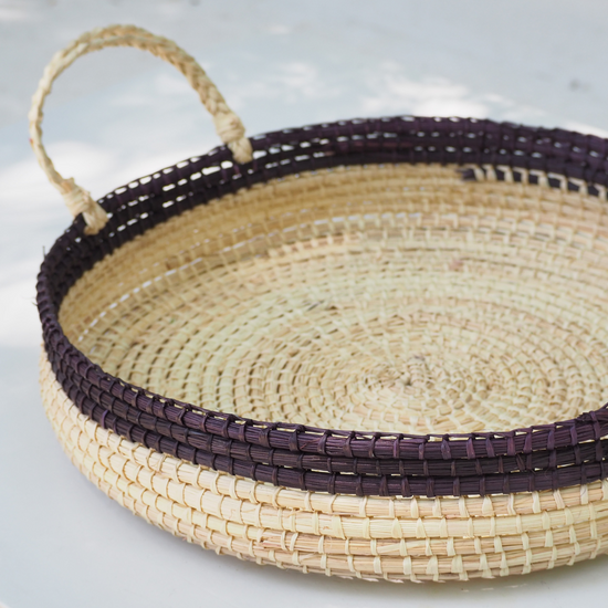 Handwoven Basket Table Centerpiece