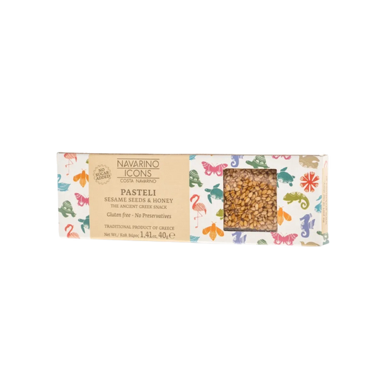 Navarino Icons Sesame Seed Bar with Honey (Pasteli)