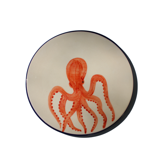 Handmade Octopus Plate | Set of 2