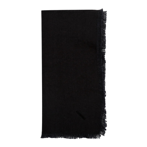 Solid Linen Napkins | Set of 4 | Black