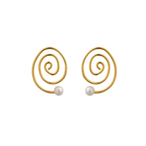 Espiral Earrings - Gold