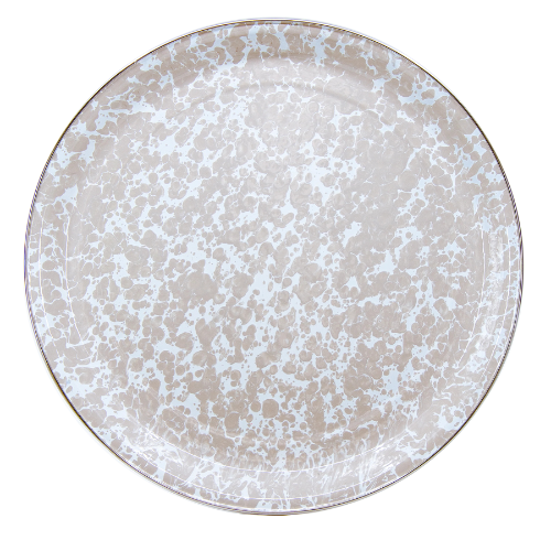 Taupe Swirl Tray | Large