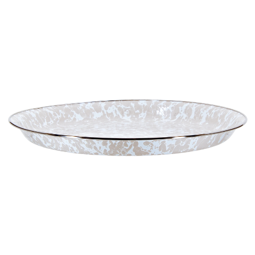Taupe Swirl Tray | Large