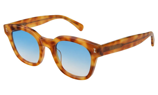 Load image into Gallery viewer, Vail Amber Blue Gradient See Through - Flat Sunglasses
