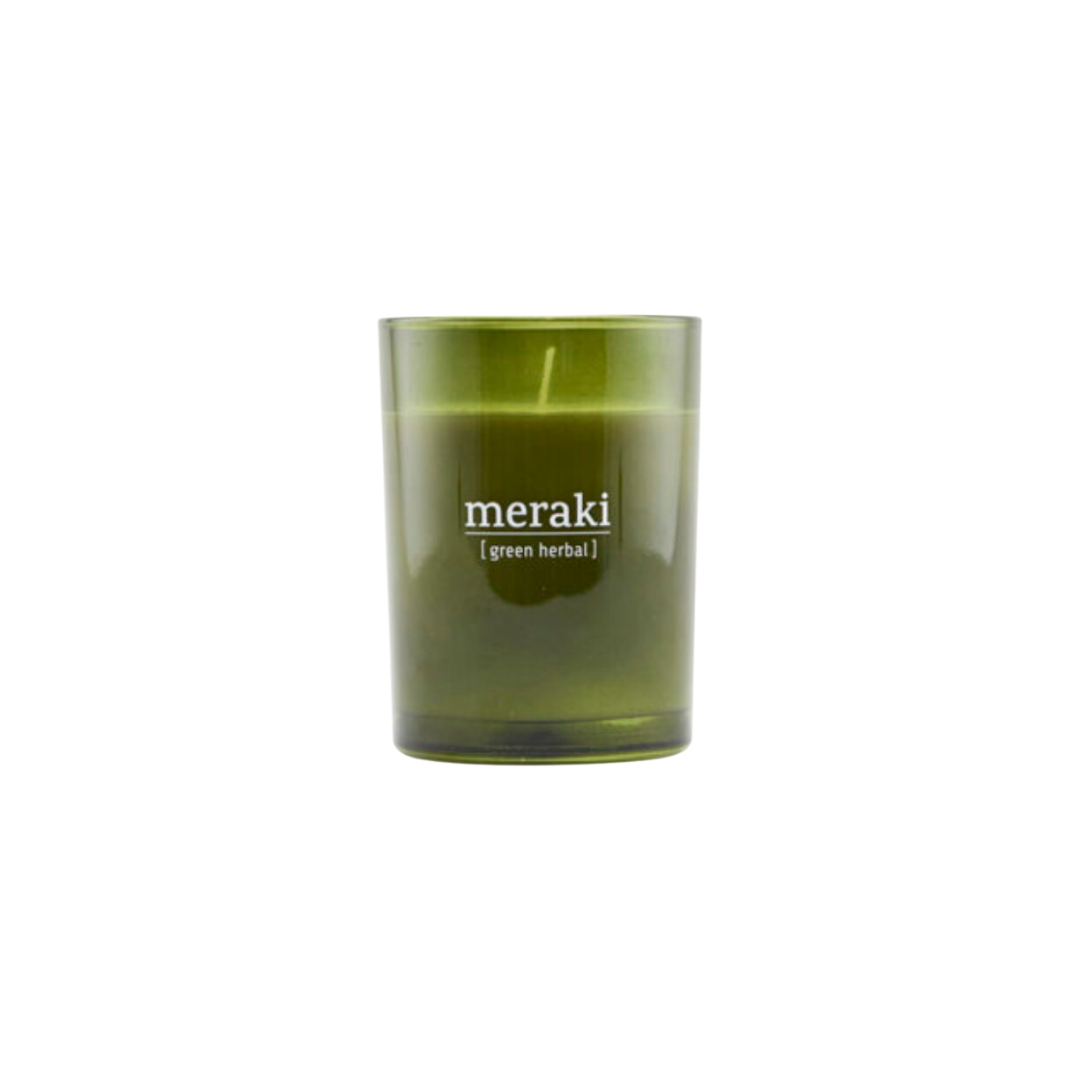 Scented Candle - Green Herbal - Small