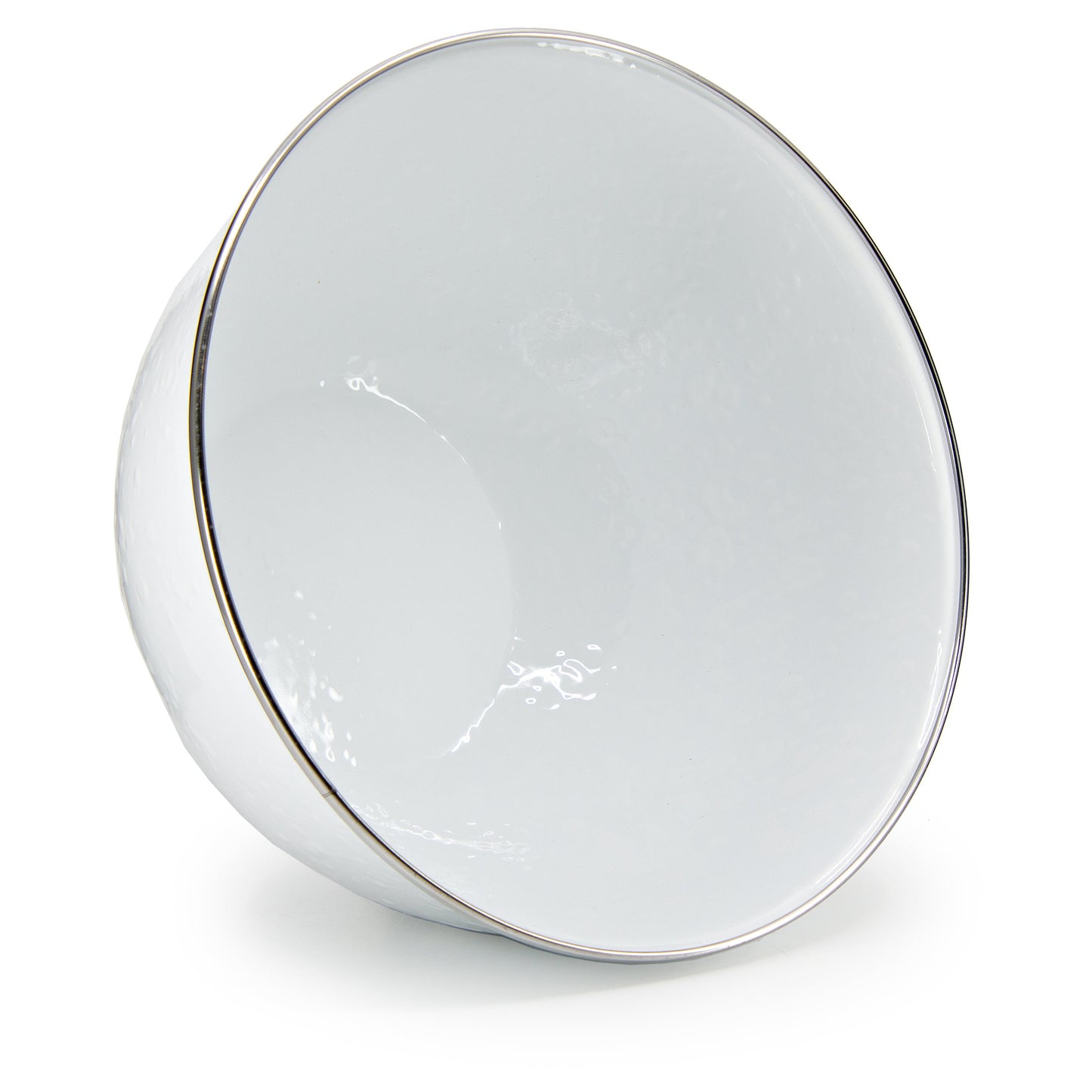 Solid White Large Salad Bowl
