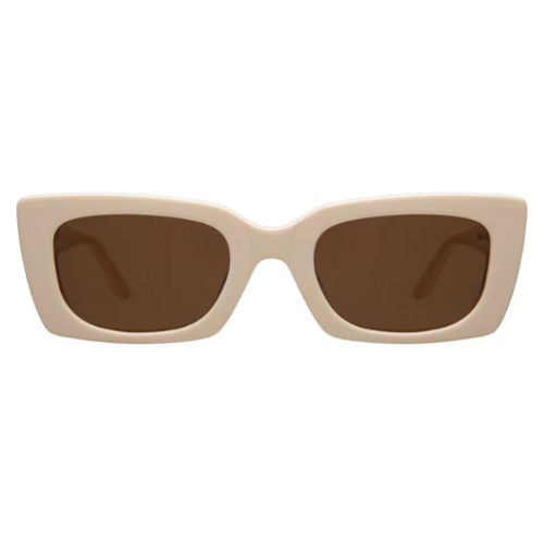 Wilson Cream Brown - Flat Sunglasses