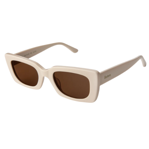 Wilson Cream Brown - Flat Sunglasses