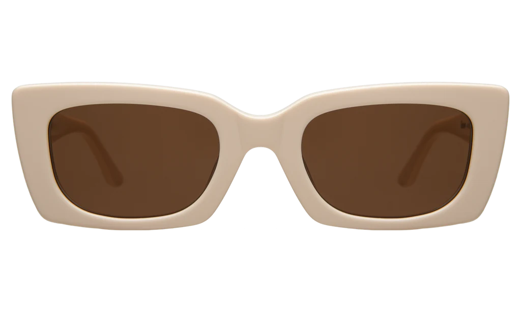 Wilson Cream Brown - Flat Sunglasses