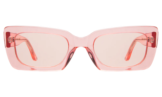 Wilson Neon Pink See Through - Flat Sunglasses