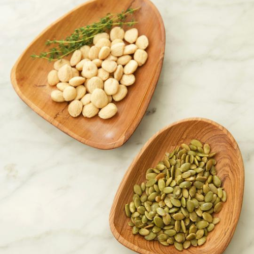 Wood Flower Petal Serving Tray
