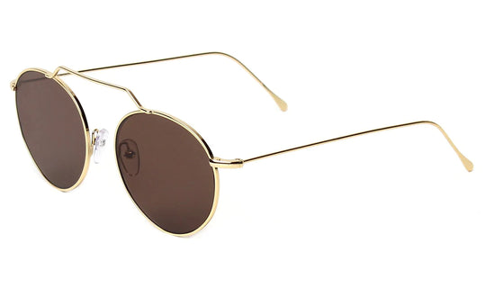 Load image into Gallery viewer, Wynwood II Gold Brown - Flat Sunglasses
