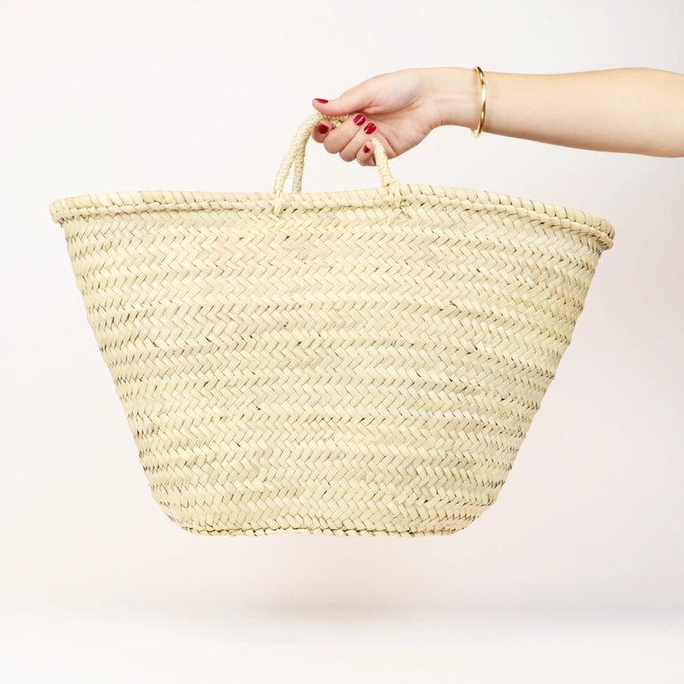 Straw Bag - Miami French Market Basket