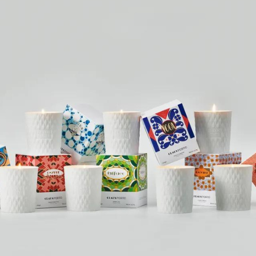 Mediterranean candles, Claus Porto Voga Acacia Tuberose Candle