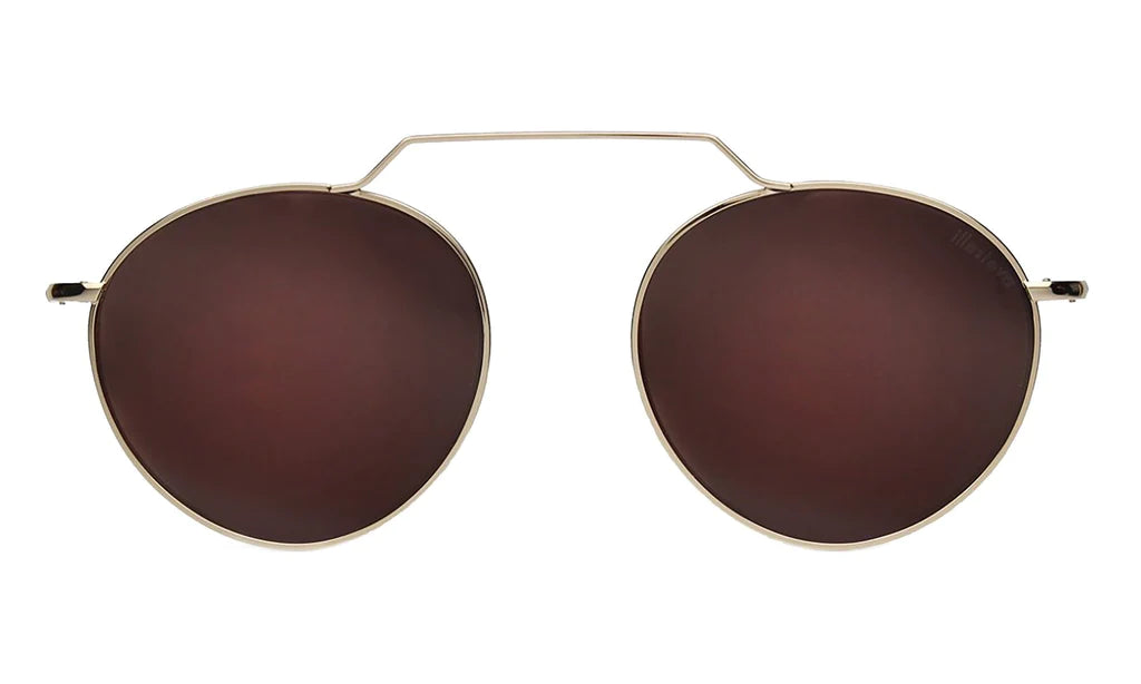 Load image into Gallery viewer, Wynwood II Gold Brown - Flat Sunglasses
